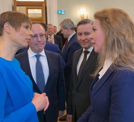 Президент Эстонии рассказала о встрече с вице-губернатором Псковской области
