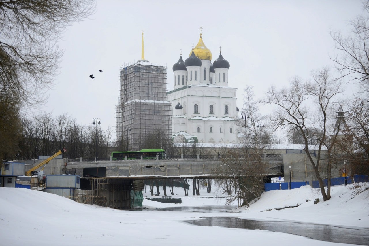 На Советском мосту в Пскове установят видеонаблюдение и архитектурную ...
