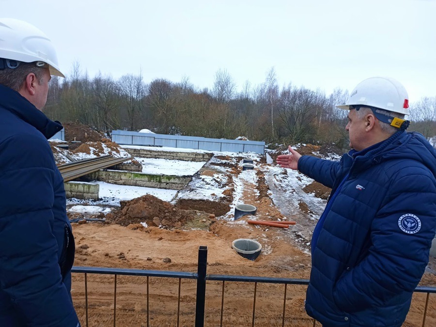 Глава Гдовского района Алексей Васильев заявил о готовности очистных сооружений более чем на 90 процентов